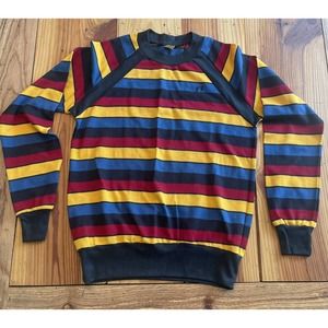Vintage 1960’s Early Hang Ten Striped Lightweight Poly/Cotton Sweater Excellent!